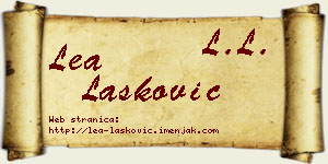 Lea Lasković vizit kartica